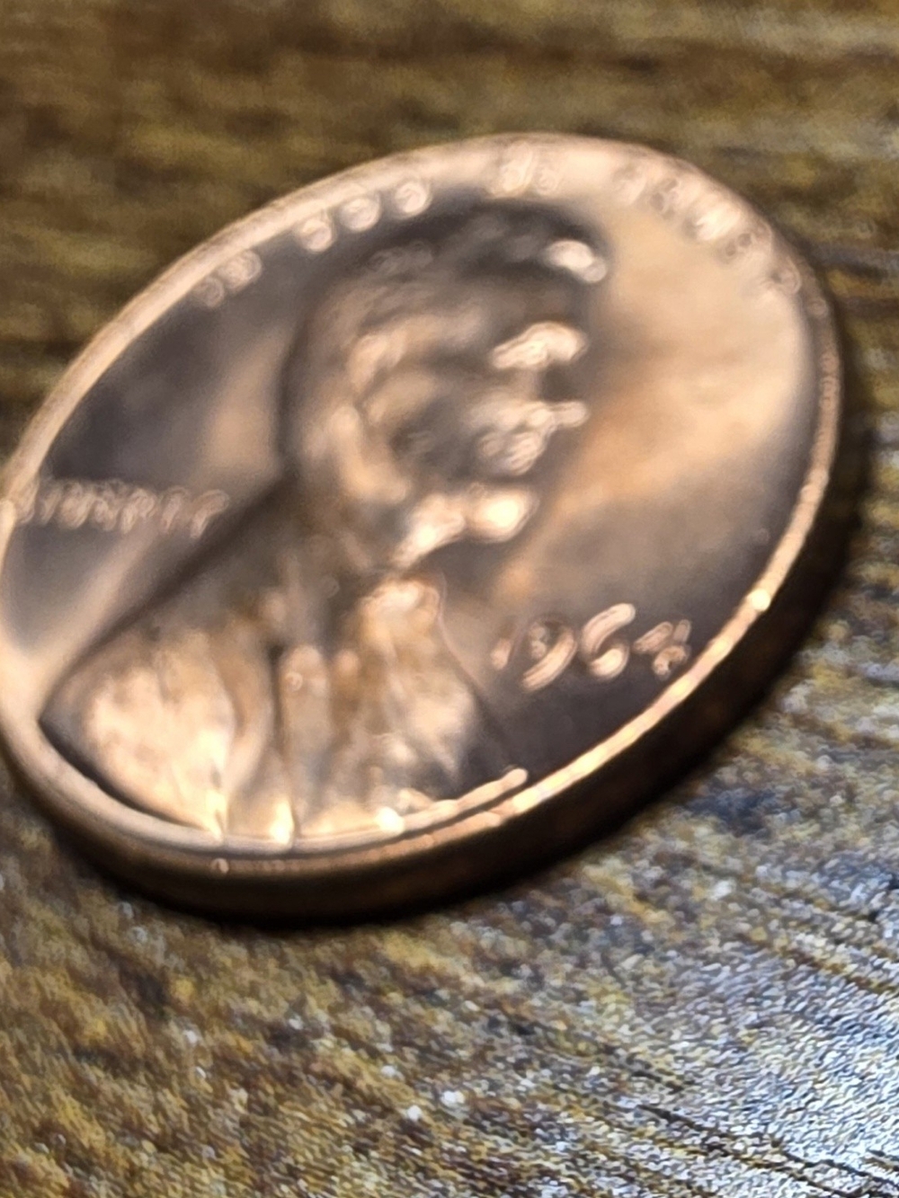 Coin on surface
